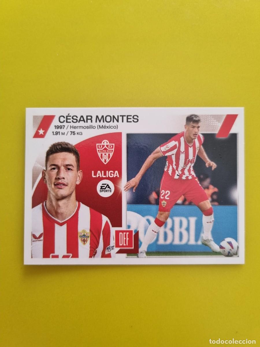 Cartes &agrave; collectionner de Football: CROMO FTUBOL LIGA ESTE C&Eacute;SAR MONTES ALMER&Iacute;A N&ordm;8 BIS COLOCA 23 24 2023 2024 AR826