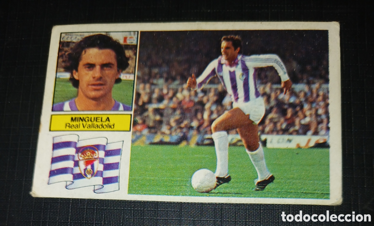 Cromos de Futebol: Cromo Minguela Real Valladolid Ed. Este Liga 1982 1983 82-83 Sin pegar, nunca pegado