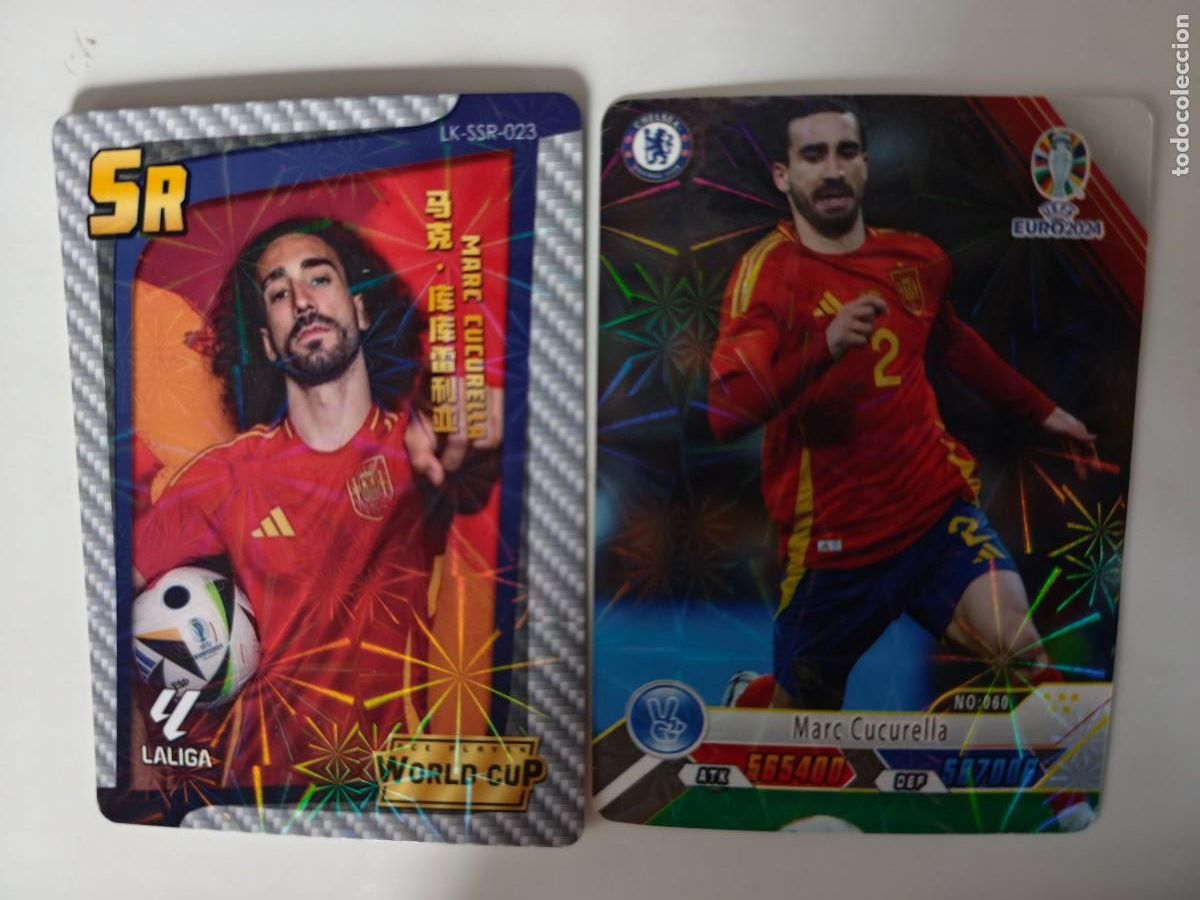 Cromos de f&uacute;tbol: Marc Cucurella Espa&ntilde;a tarjetas chinas especiales, Real Madrid