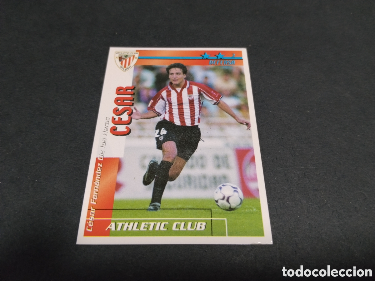 Cromos de f&uacute;tbol: Cromo futbol Athletic Club Bilbao Cesar,2002-03