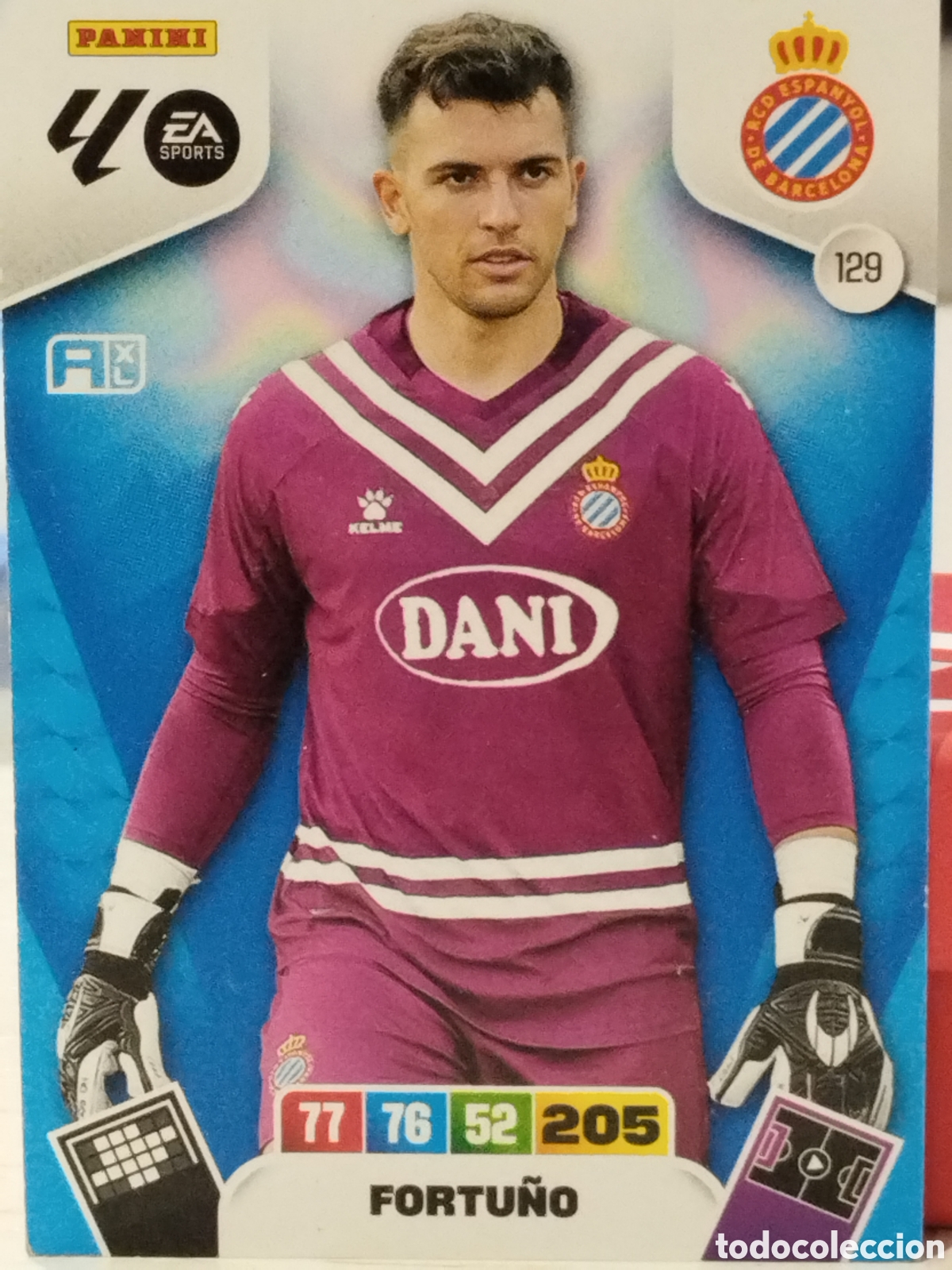 Football Stickers: 129 FORTU&Ntilde;O ESPA&Ntilde;OL ADRENALYN 2025 2026 PANINI 25 26