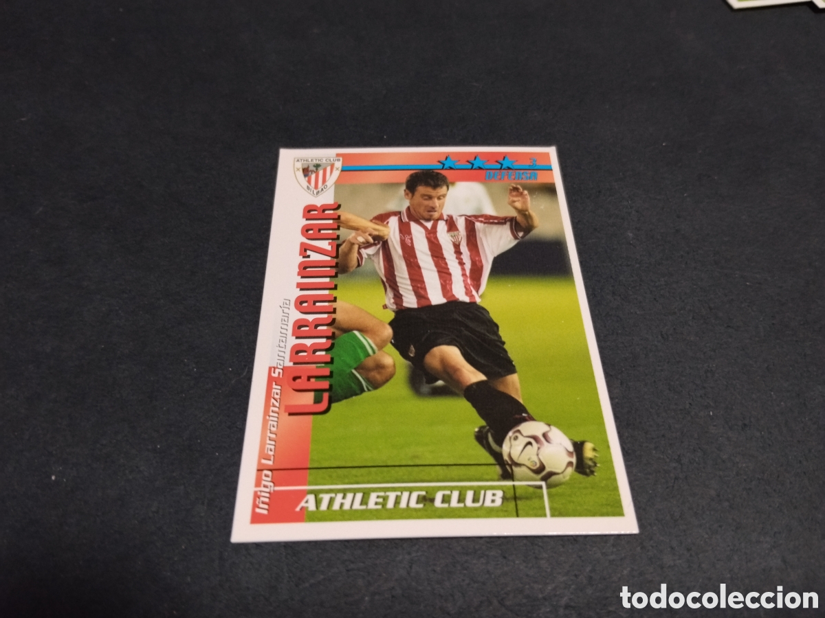 Cartes &agrave; collectionner de Football: Cromo futbol Athletic Club Bilbao 2002-03 Larrainzar