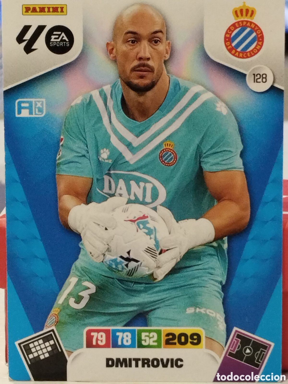 Cromos de f&uacute;tbol: 128 DMITROVIC ESPA&Ntilde;OL ADRENALYN 2025 2026 PANINI 25 26