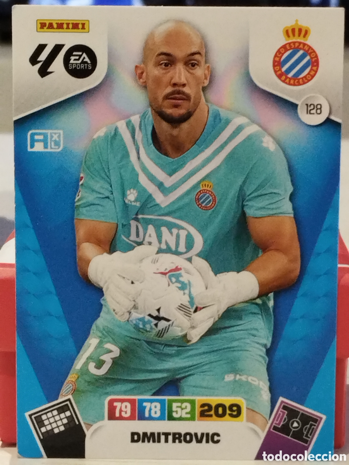Cromos de f&uacute;tbol: 128 DMITROVIC ESPA&Ntilde;OL ADRENALYN 2025 2026 PANINI 25 26