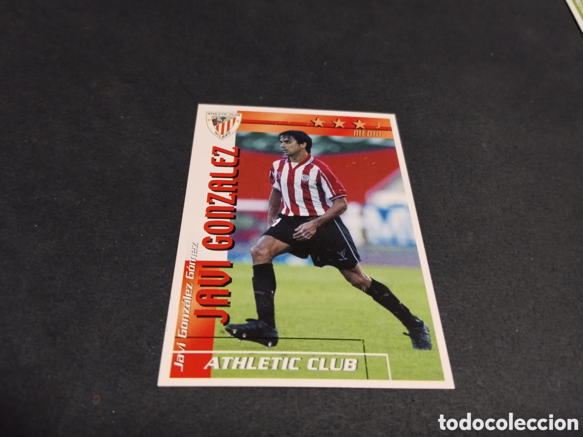 Cromos de f&uacute;tbol: Cromo futbol Athletic Club Bilbao 2002-03 Javi Gonz&aacute;lez