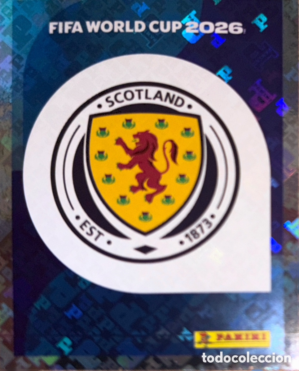 Cromos de f&uacute;tbol: SCO 001 Escudo ESCOCIA - (MUNDIAL EEUU -CANADA - MEXICO 2026 WORLD CUP 2026 (PANINI)