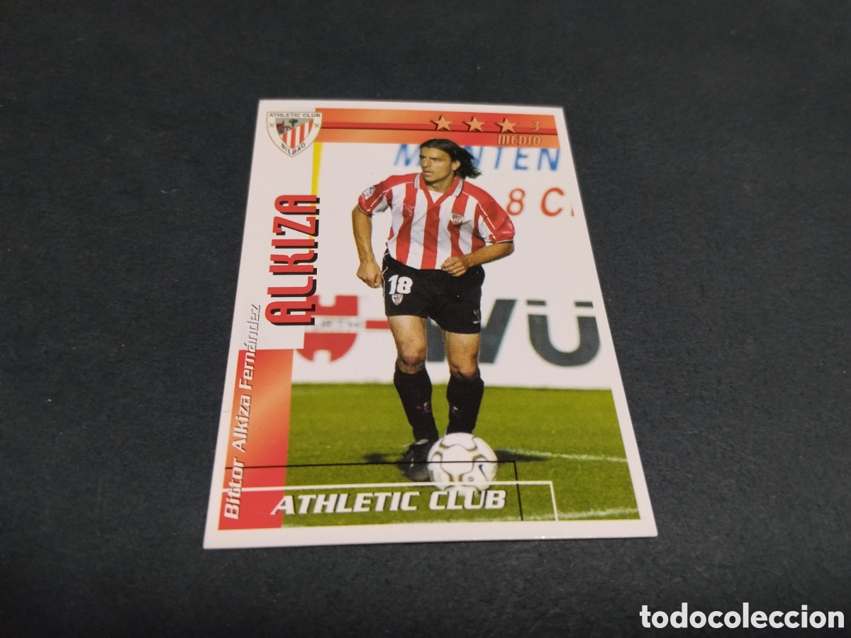 Cromos de f&uacute;tbol: Cromo futbol Athletic Club Bilbao,Alkiza 2002-03