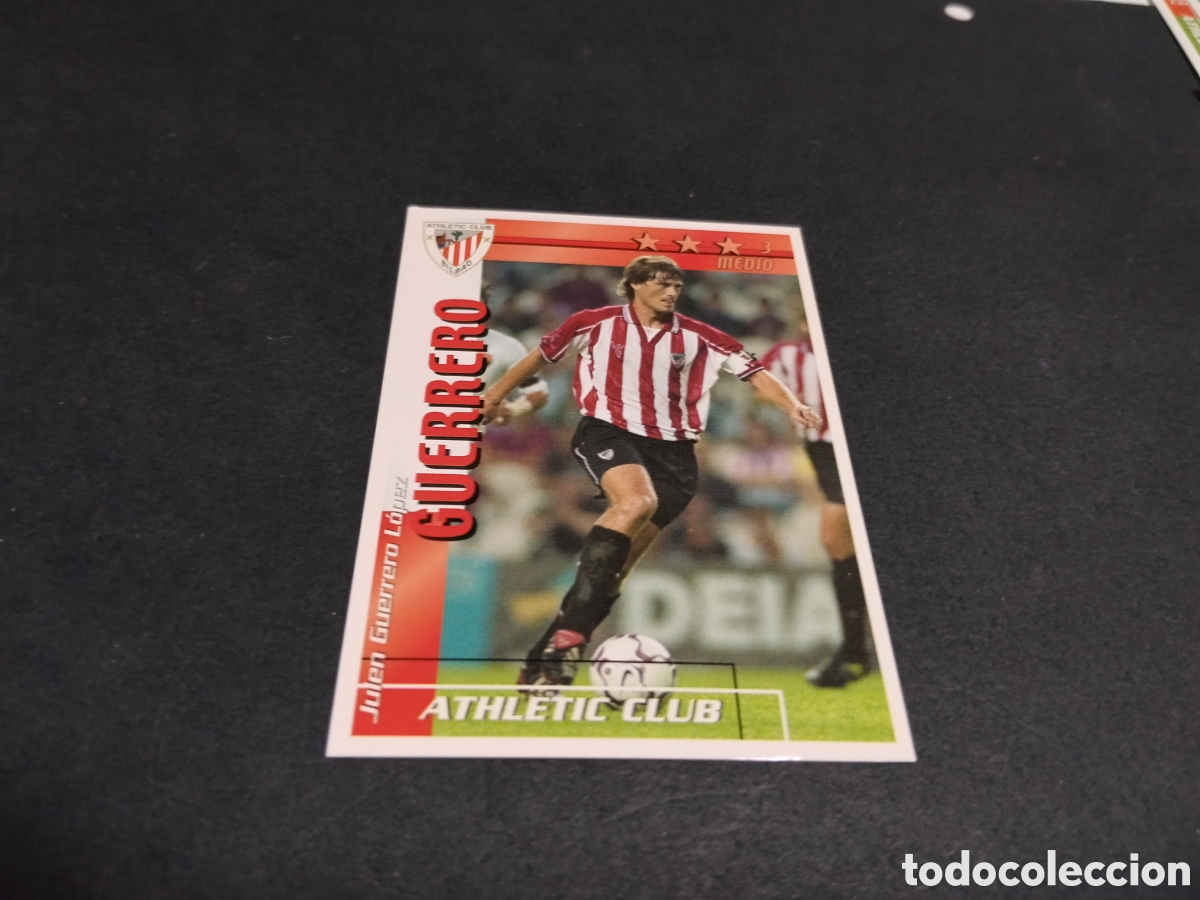 Cromos de f&uacute;tbol: Cromo futbol Athletic Club Bilbao 2002-03 Guerrero