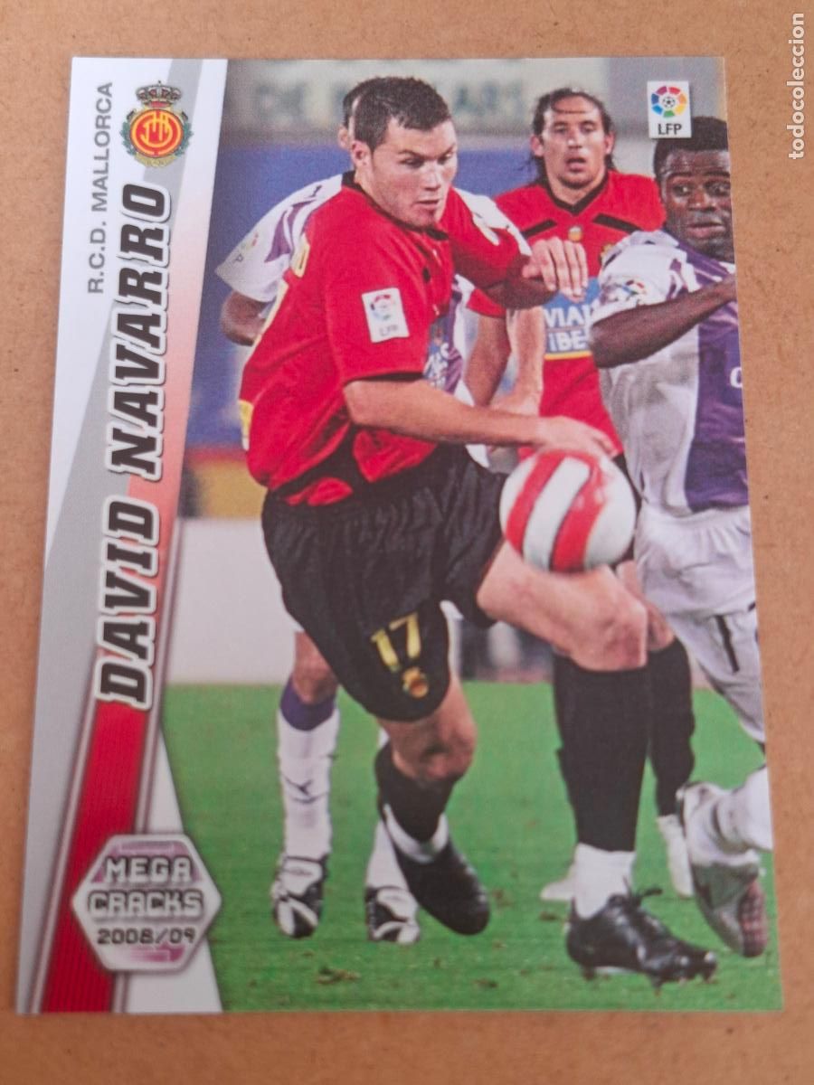 Fu&szlig;ball-Sticker: MEGACRACKS 2008 2009 08 09 - PANINI - 184 BIS DAVID NAVARRO - RCD. MALLORCA