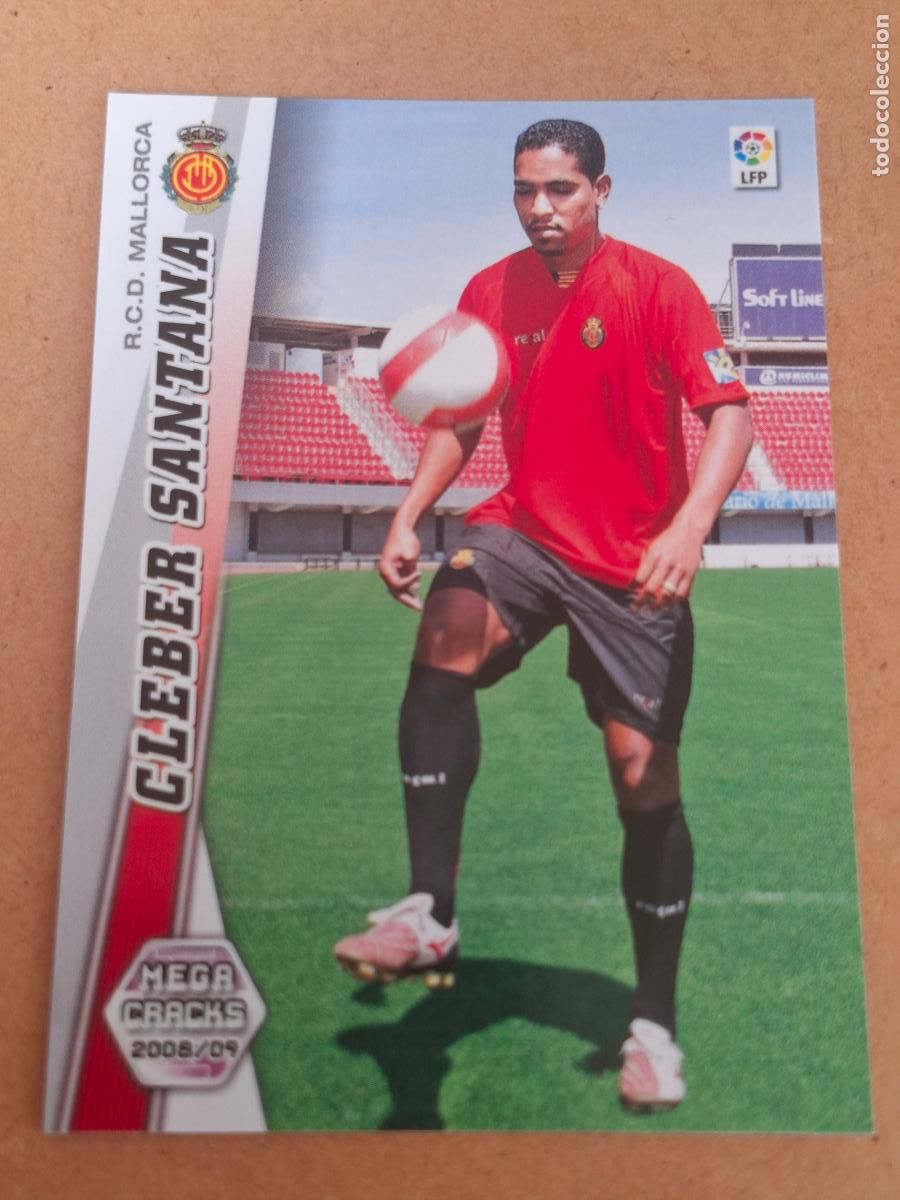 Fu&szlig;ball-Sticker: MEGACRACKS 2008 2009 08 09 - PANINI - 190 BIS CLEBER SANTANA - RCD. MALLORCA