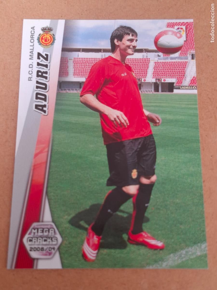 Fu&szlig;ball-Sticker: MEGACRACKS 2008 2009 08 09 - PANINI - 195 BIS ADURIZ - RCD. MALLORCA