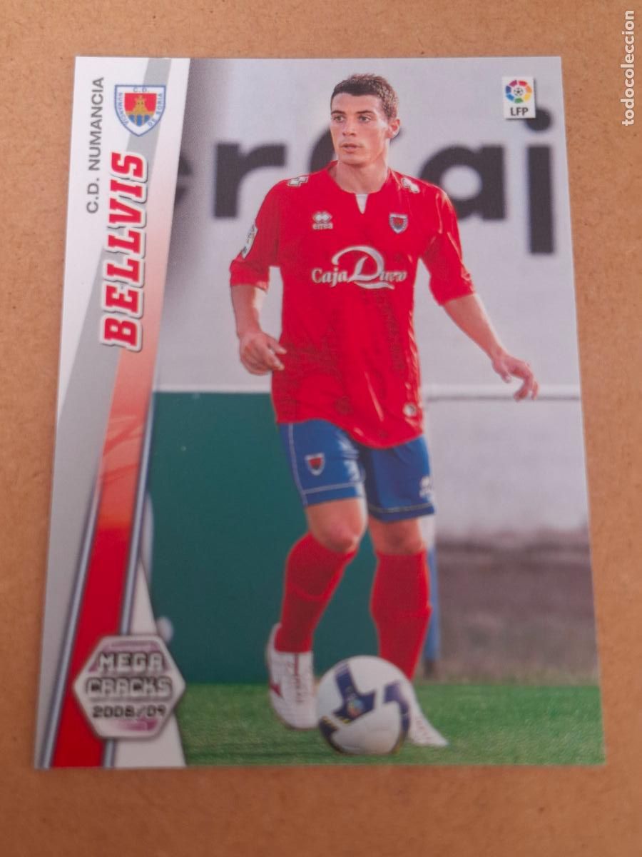 Cromos de f&uacute;tbol: MEGACRACKS 2008 2009 08 09 - PANINI - 204 BIS BELLVIS - CD. NUMANCIA