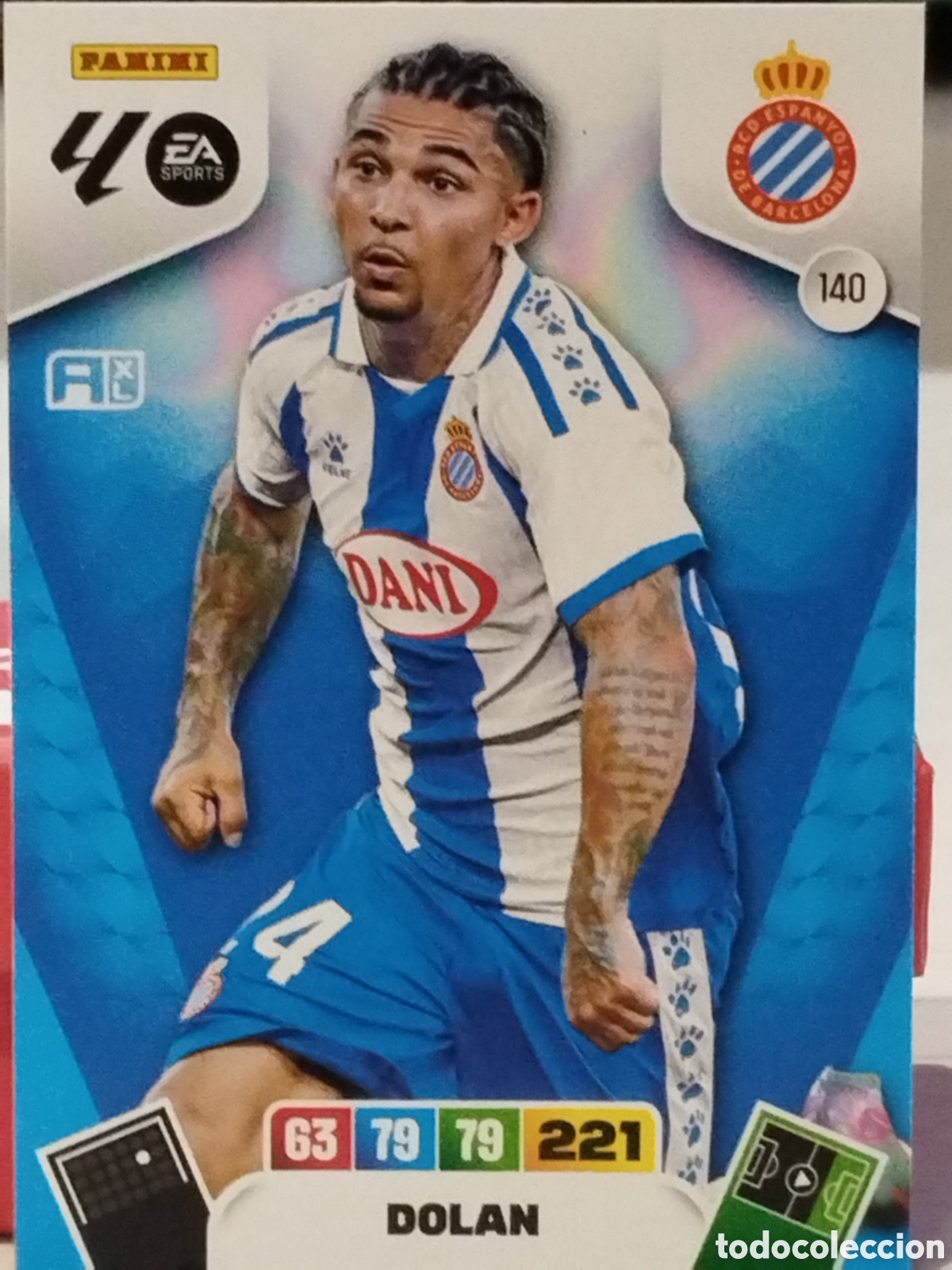 Cromos de f&uacute;tbol: 140 DOLAN ESPA&Ntilde;OL ADRENALYN 2025 2026 PANINI 25 26