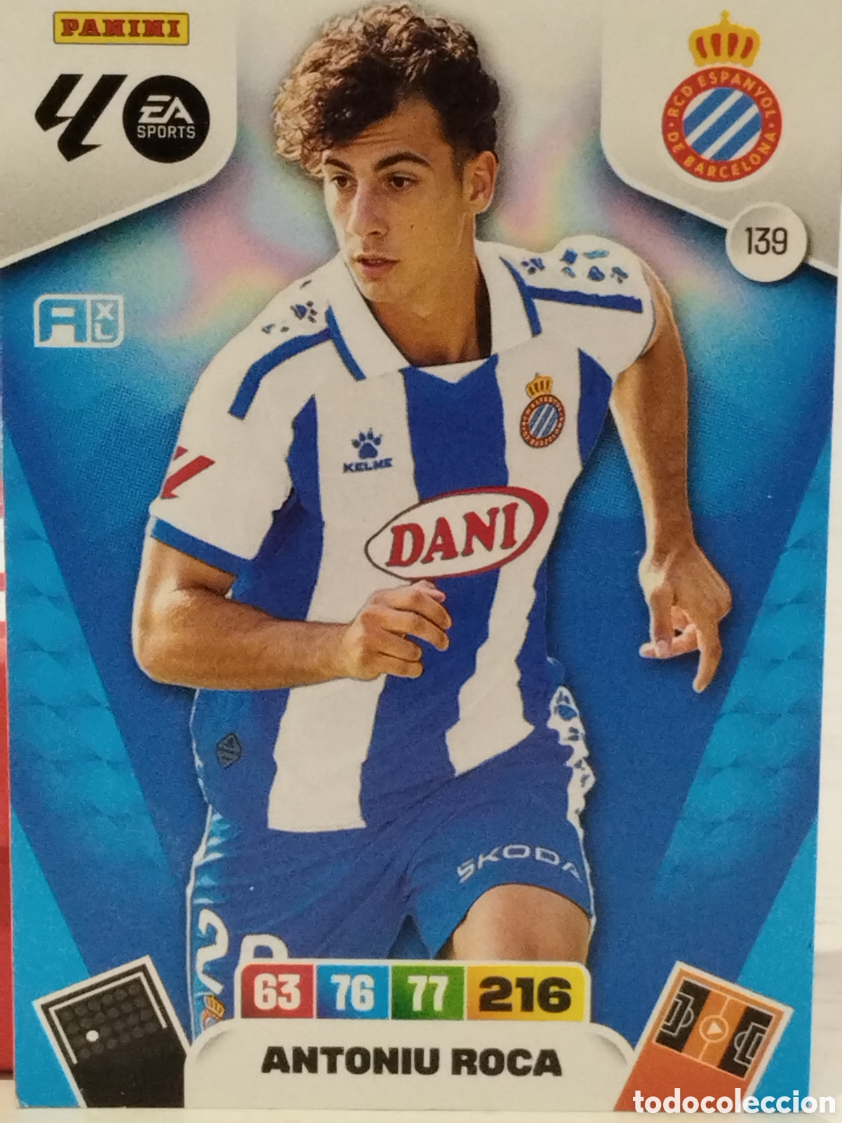 Cromos de f&uacute;tbol: 139 ANTONIU ROCA ESPA&Ntilde;OL ADRENALYN 2025 2026 PANINI 25 26