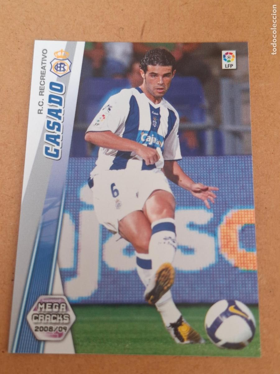 Cromos de f&uacute;tbol: MEGACRACKS 2008 2009 08 09 - PANINI - 258 BIS CASADO - R.C. RECREATIVO