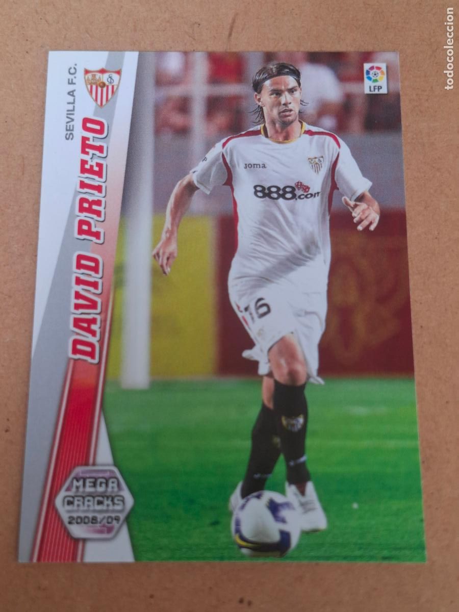 Cromos de f&uacute;tbol: MEGACRACKS 2008 2009 08 09 - PANINI - 273 BIS DAVID PRIETO - SEVILLA FC