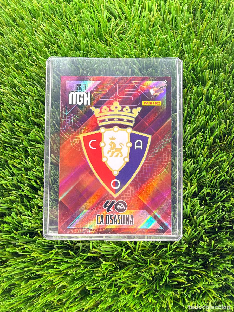 Cromos de f&uacute;tbol: N&ordm; 253 Escudo CA Osasuna Megacracks 26 27