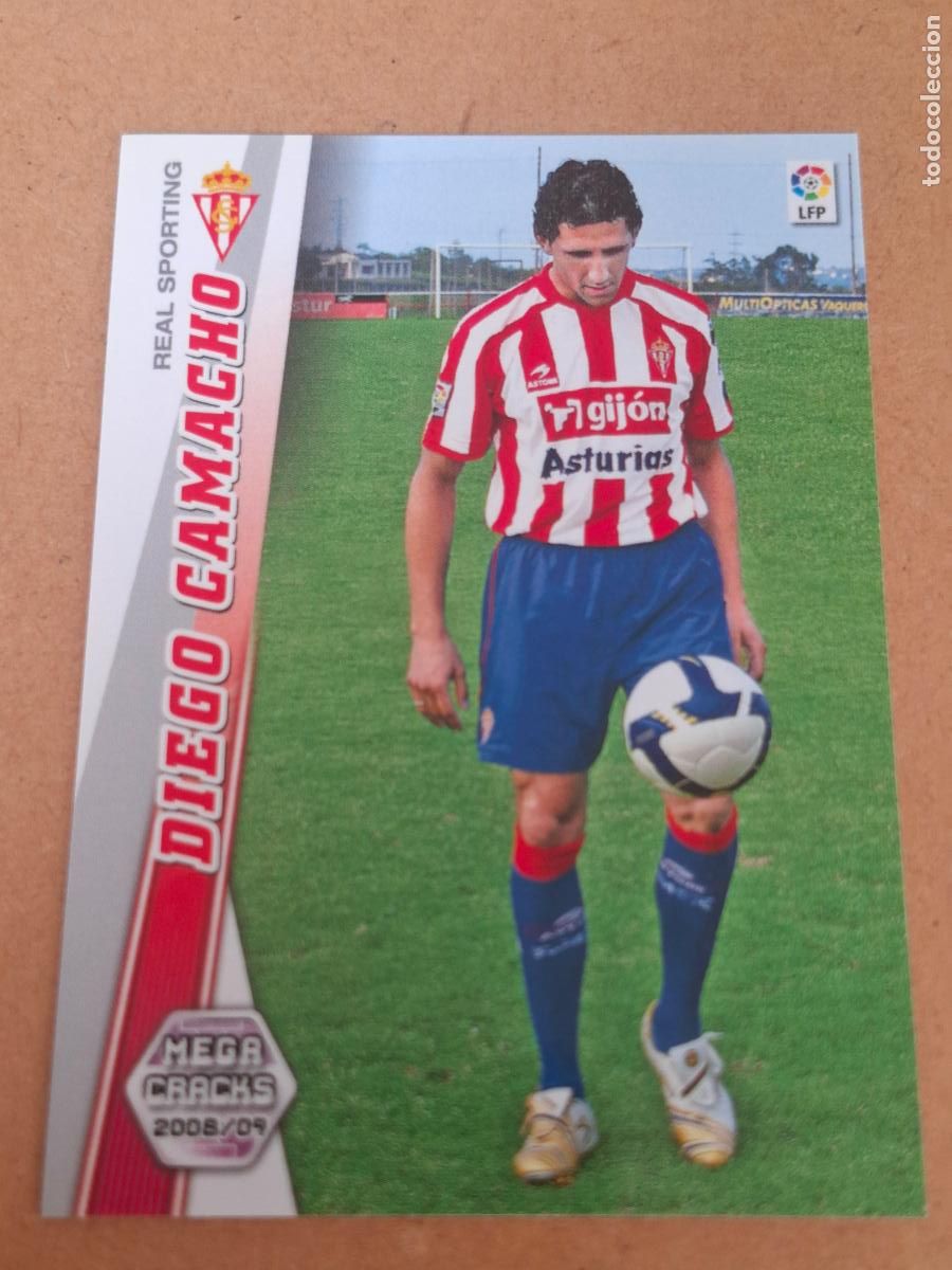 Cromos de f&uacute;tbol: MEGACRACKS 2008 2009 08 09 - PANINI - 295 BIS DIEGO CAMACHO - SPORTING GIJ&Oacute;N