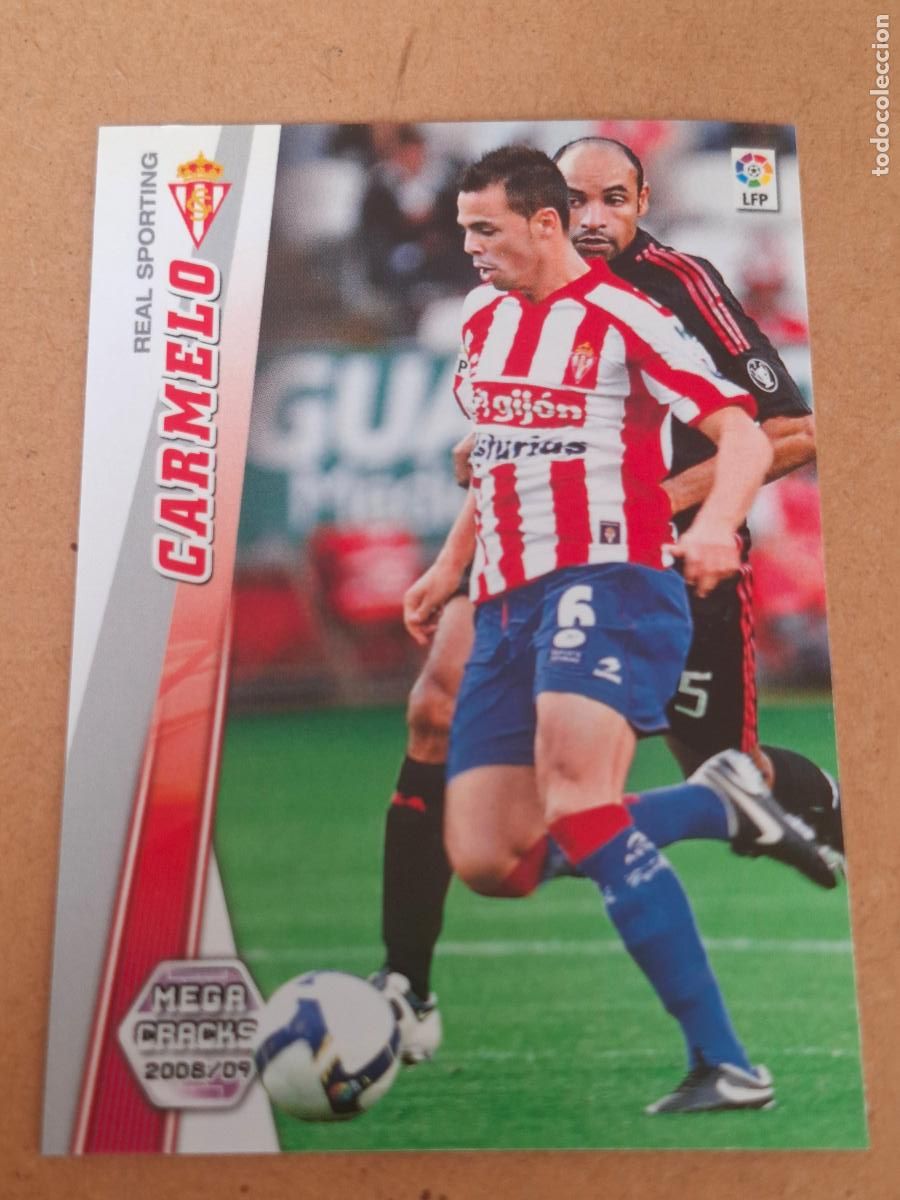 Cromos de f&uacute;tbol: MEGACRACKS 2008 2009 08 09 - PANINI - 303 BIS CARMELO - SPORTING GIJ&Oacute;N