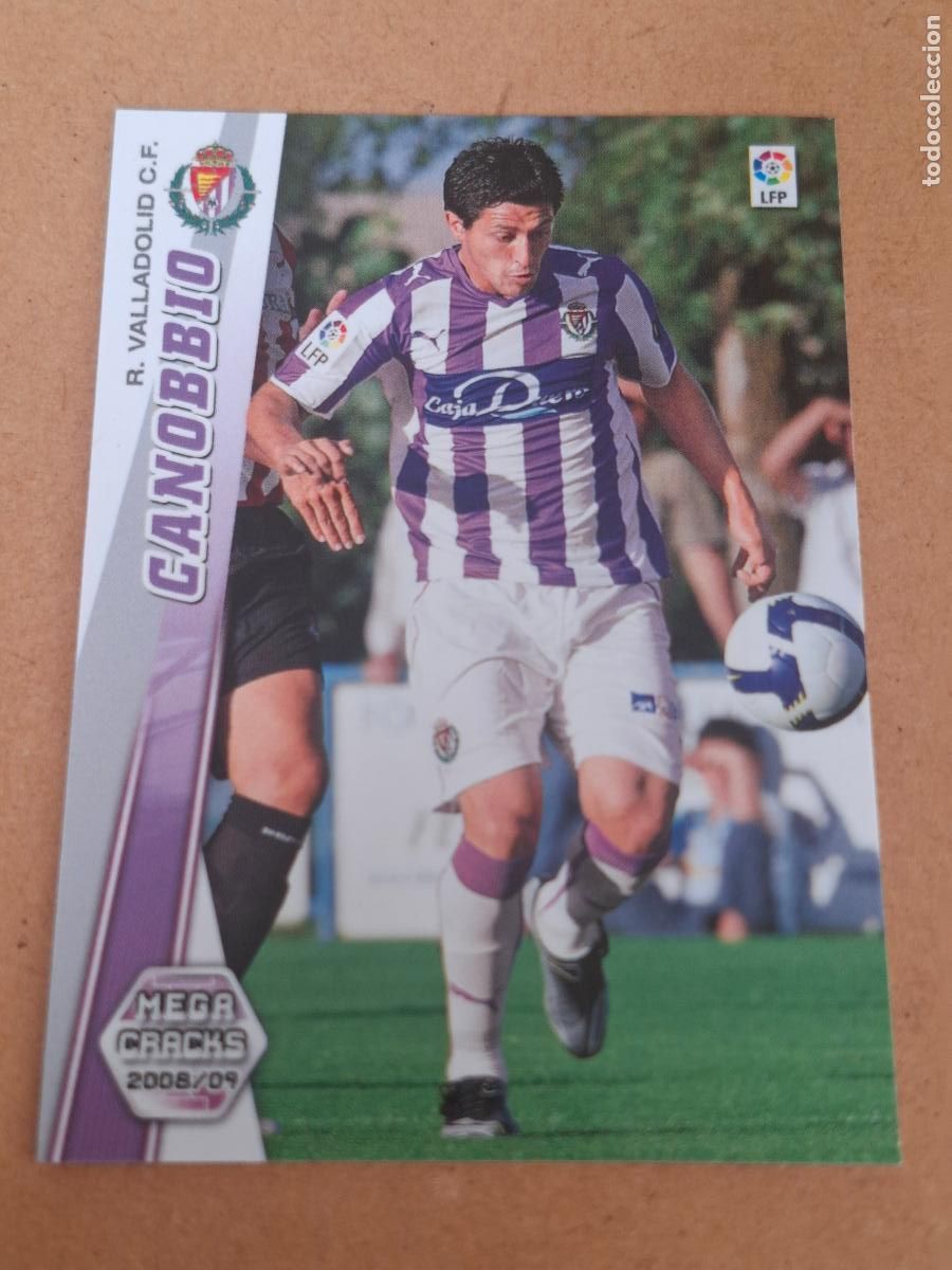 Cromos de f&uacute;tbol: MEGACRACKS 2008 2009 08 09 - PANINI - 336 BIS CANOBBIO - REAL VALLADOLID