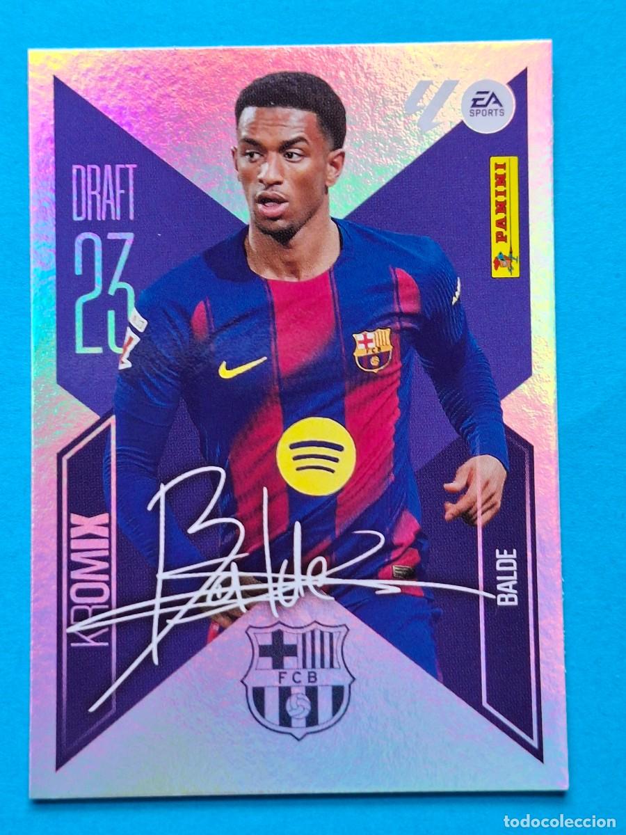 Fu&szlig;ball-Sticker: DRAFT 23 Kromix #K2 BALDE (FC Barcelona) - PANINI Liga ESTE 2026-27 Sticker