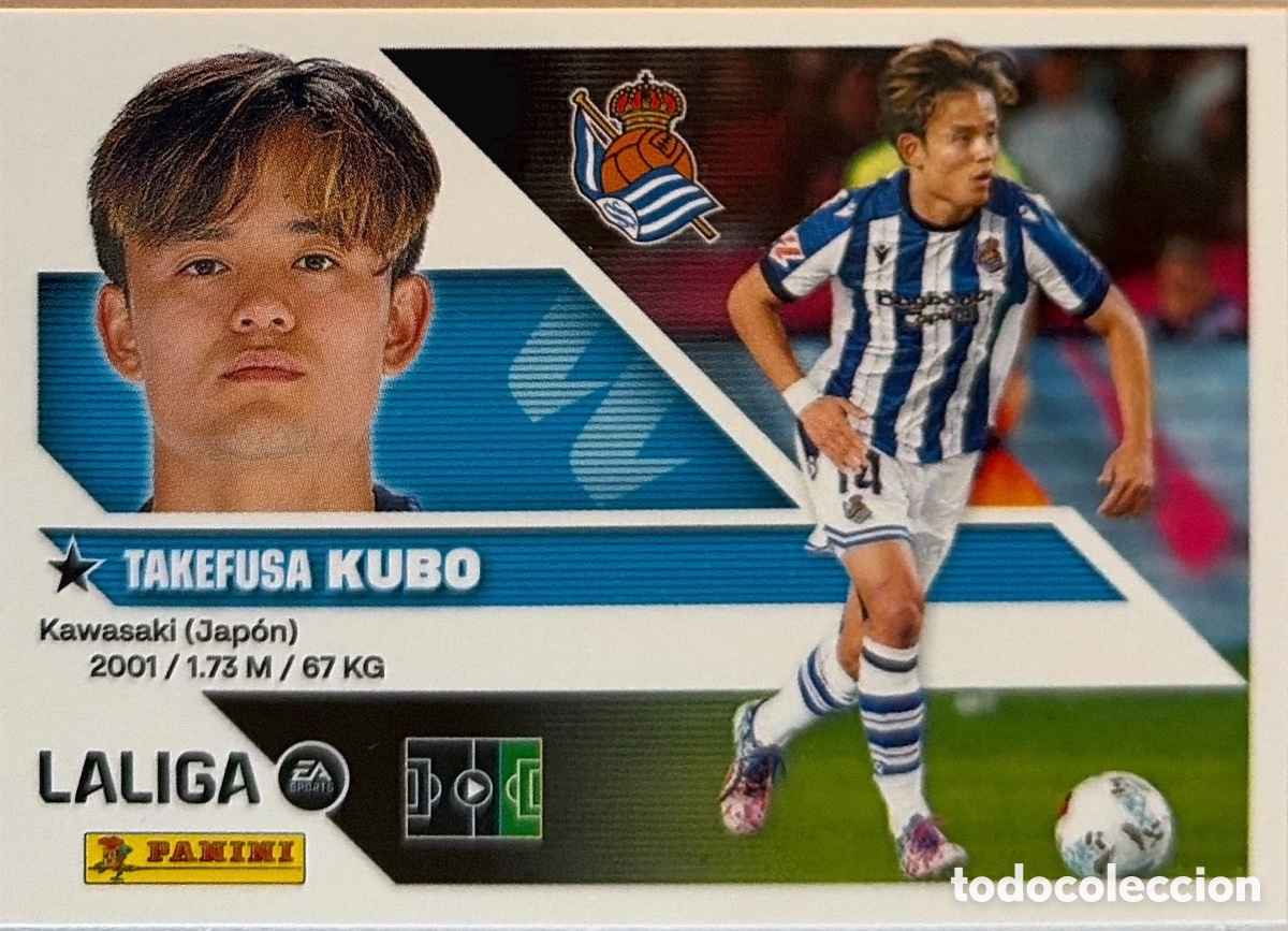 Cromos de f&uacute;tbol: 17.- Kubo (R. SOCIEDAD) - COLECCIONES ESTE 2026/27 (PANINI)