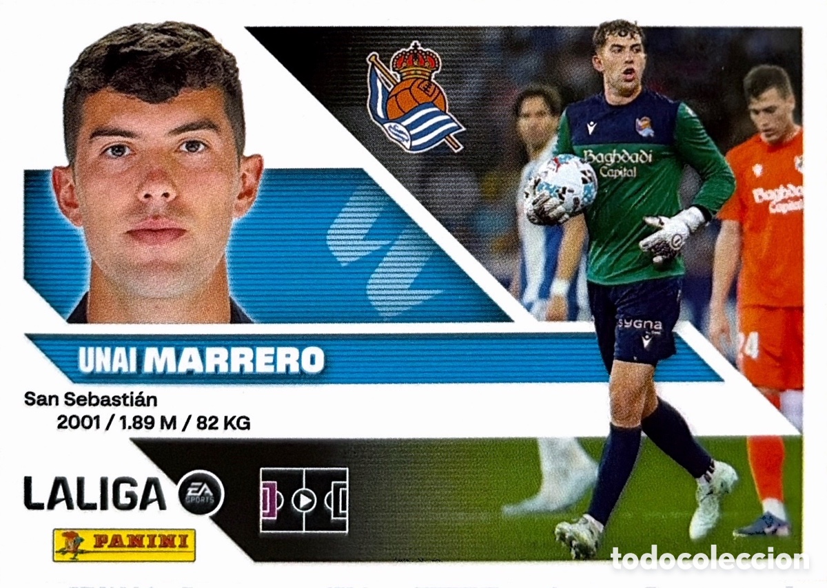 Cromos de f&uacute;tbol: 4.- Marrero (R. SOCIEDAD) - COLECCIONES ESTE 2026/27 (PANINI)