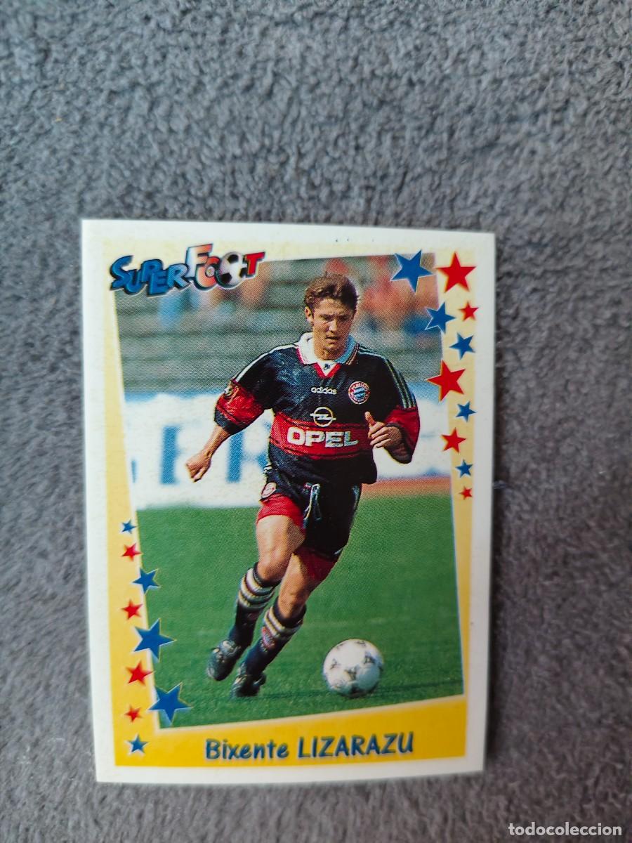 Cromos de f&uacute;tbol: 170 SUPERFOOT 98 99 BIXENTE LIZARAZU LES FRAN&Ccedil;AIS PANINI 1998 1999 LIGUE 1 FRANCIA AAK