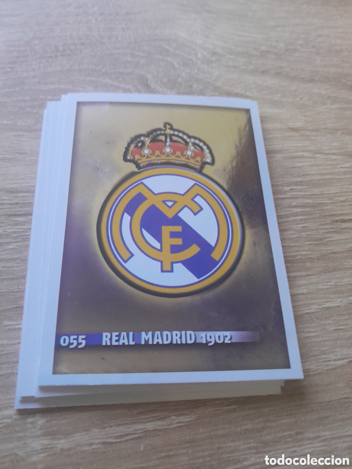 Cromos de f&uacute;tbol: 55 real madrid escudo mundicromo fichas liga 2014 2015