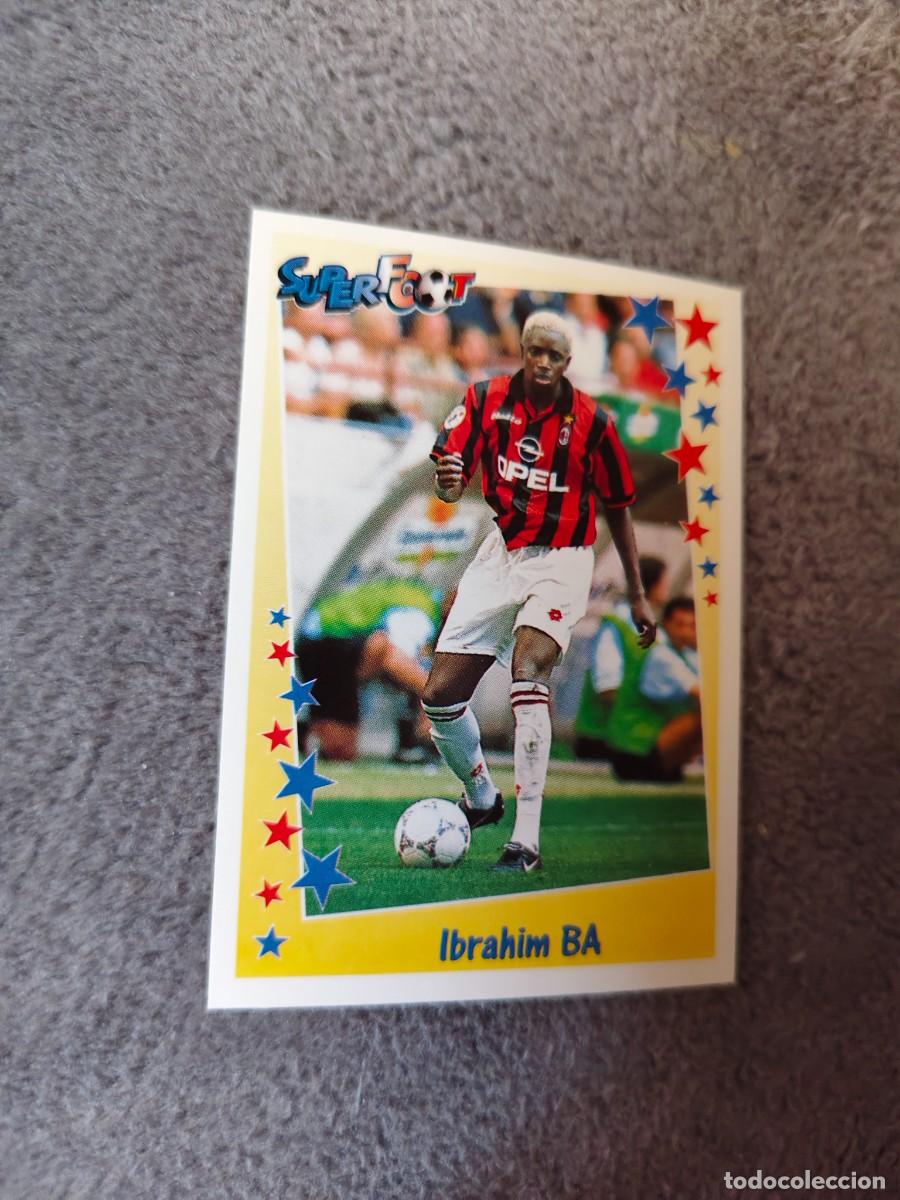 Cromos de f&uacute;tbol: 172 SUPERFOOT 98 99 IBRAHIM BA MILAN LES FRAN&Ccedil;AIS PANINI 1998 1999 LIGUE 1 FRANCIA AAK