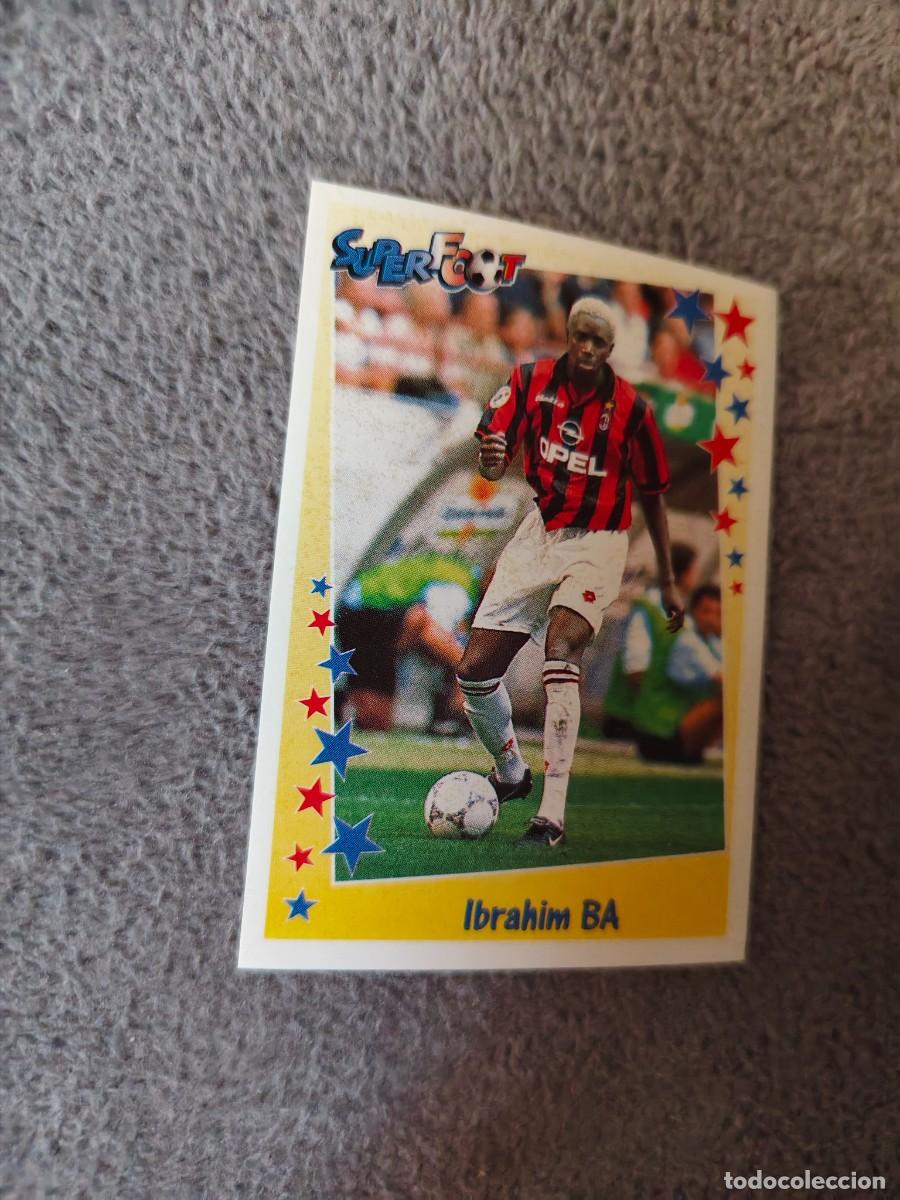 Cromos de f&uacute;tbol: 172 SUPERFOOT 98 99 IBRAHIM BA MILAN LES FRAN&Ccedil;AIS PANINI 1998 1999 LIGUE 1 FRANCIA AAK