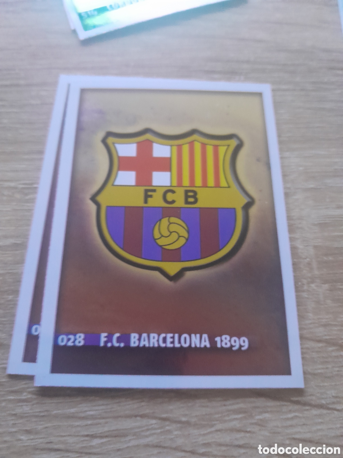 Cromos de f&uacute;tbol: 28 barcelona escudo mundicromo fichas liga 2014 2015