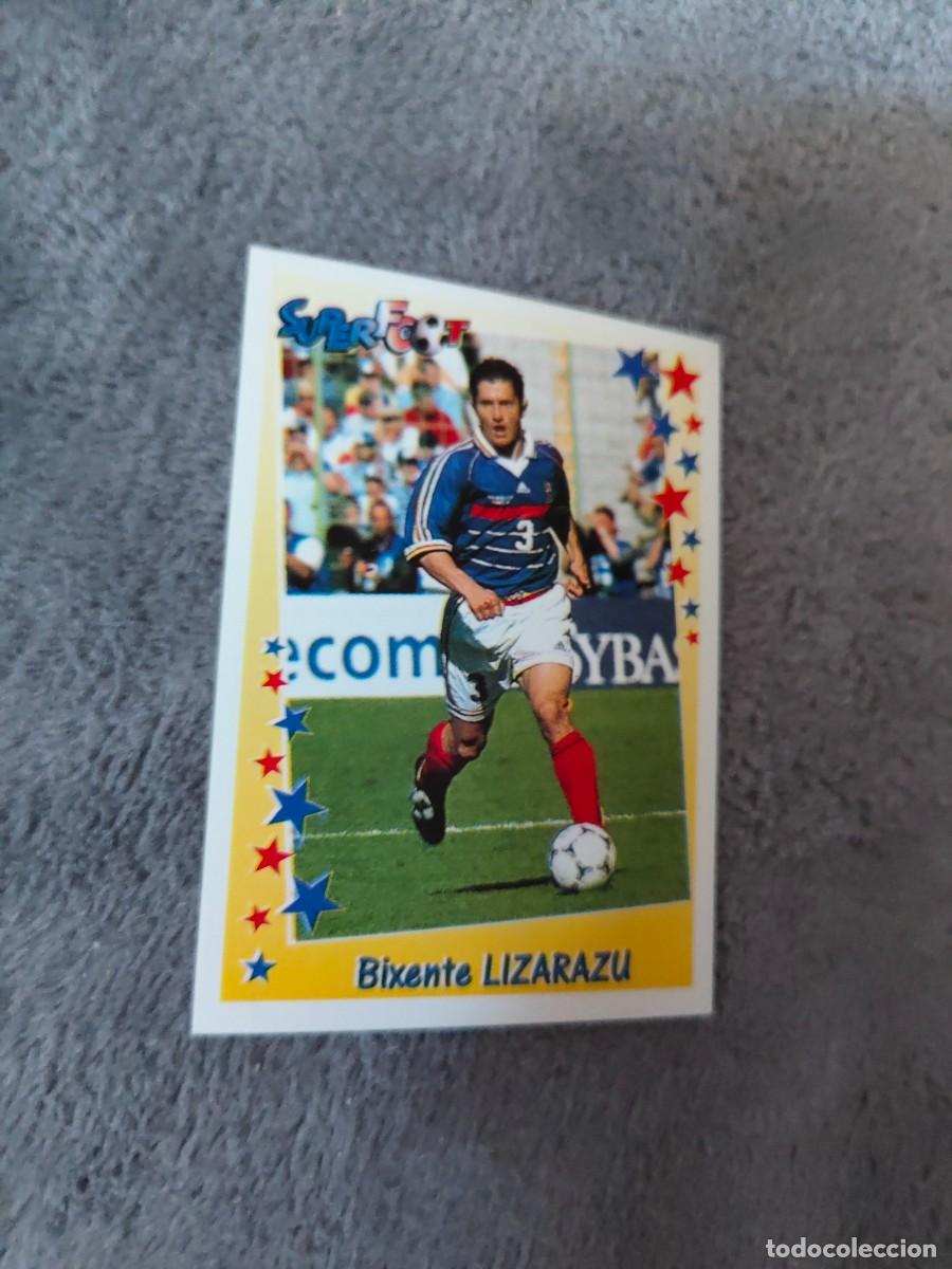 Cromos de f&uacute;tbol: 182 SUPERFOOT 98 99 BIXENTE LIZARAZU L'EQUIPE DE FRANCE PANINI 1998 1999 LIGUE 1 FRANCIA AAK