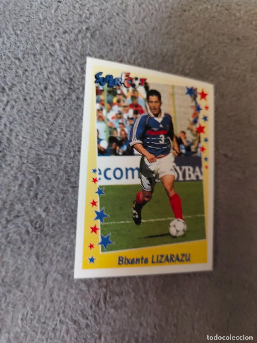 Cromos de f&uacute;tbol: 182 SUPERFOOT 98 99 BIXENTE LIZARAZU L'EQUIPE DE FRANCE PANINI 1998 1999 LIGUE 1 FRANCIA AAK