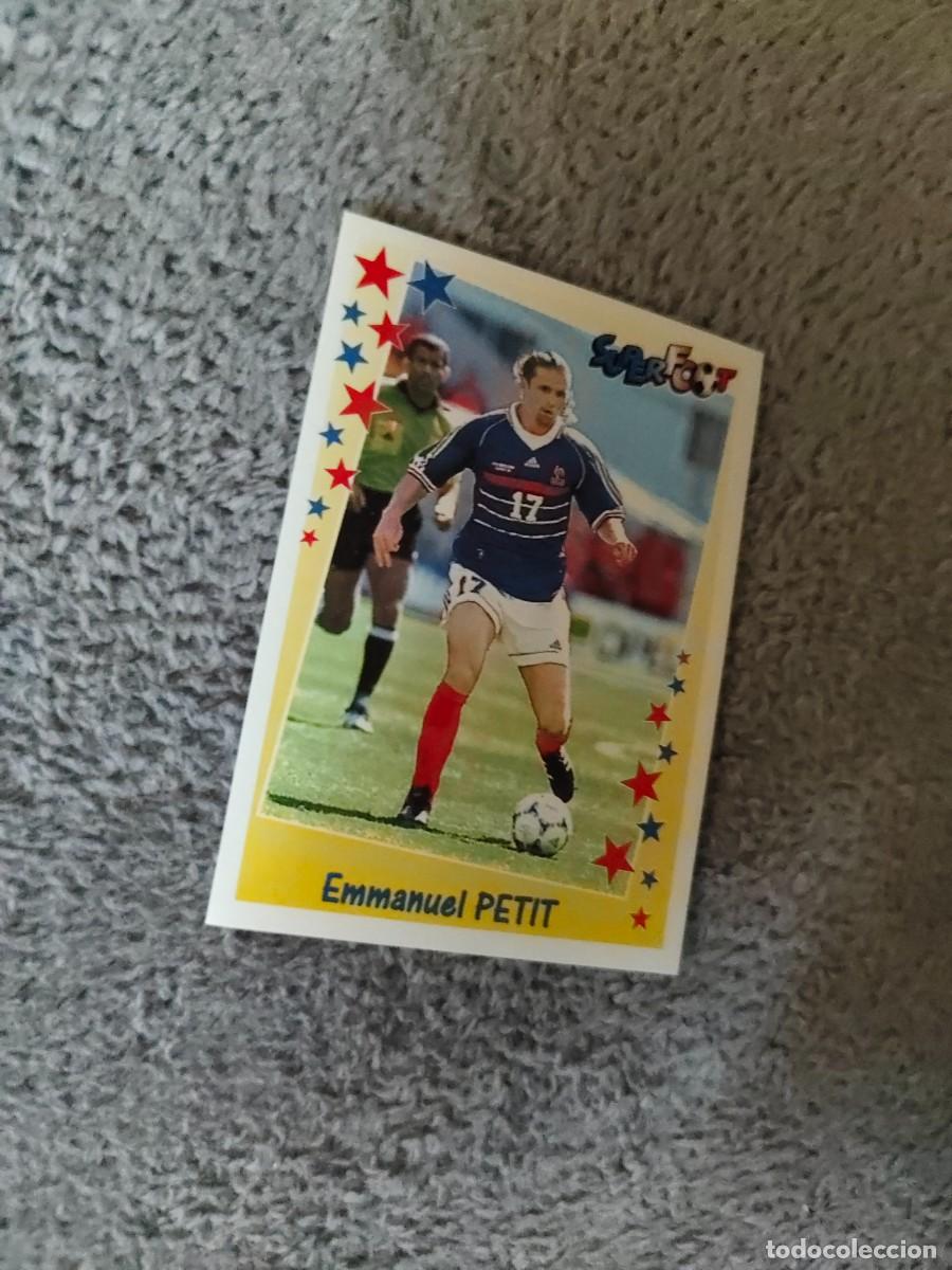 Cromos de f&uacute;tbol: 189 SUPERFOOT 98 99 EMMANUEL PETIT L'EQUIPE DE FRANCE PANINI 1998 1999 LIGUE 1 FRANCIA AAK
