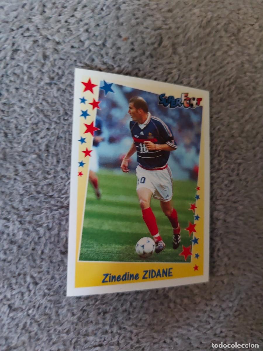 Cromos de f&uacute;tbol: 190 SUPERFOOT 98 99 ZINEDINE ZIDANE L'EQUIPE DE FRANCE PANINI 1998 1999 LIGUE 1 FRANCIA AAK