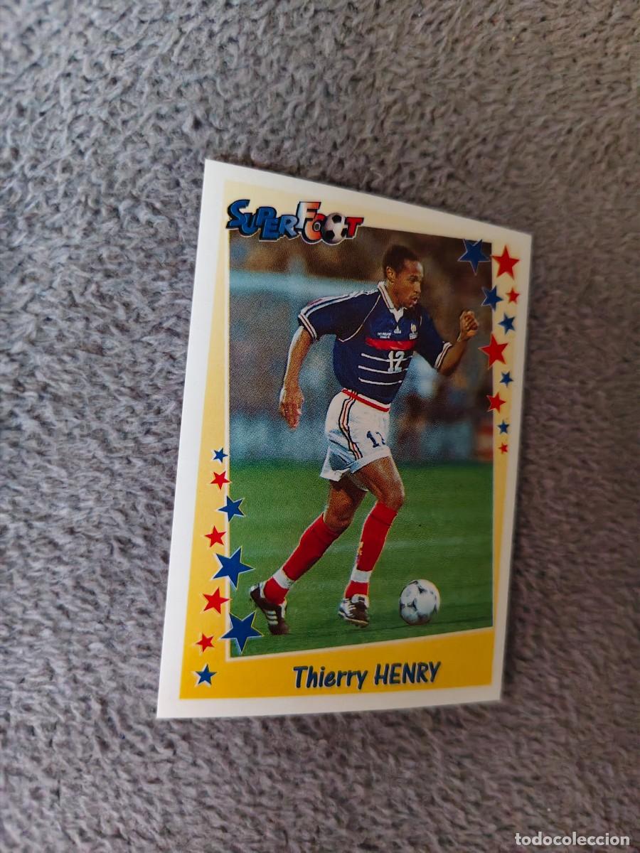 Cromos de f&uacute;tbol: 194 SUPERFOOT 98 99 THIERRY HENRY L'EQUIPE DE FRANCE PANINI 1998 1999 LIGUE 1 FRANCIA AAK