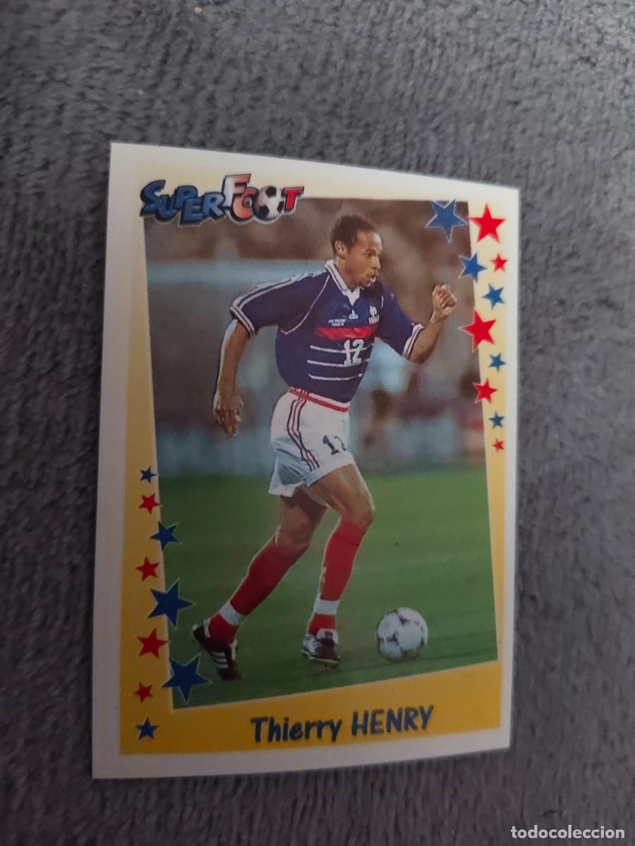 Cromos de f&uacute;tbol: 194 SUPERFOOT 98 99 THIERRY HENRY L'EQUIPE DE FRANCE PANINI 1998 1999 LIGUE 1 FRANCIA AAK