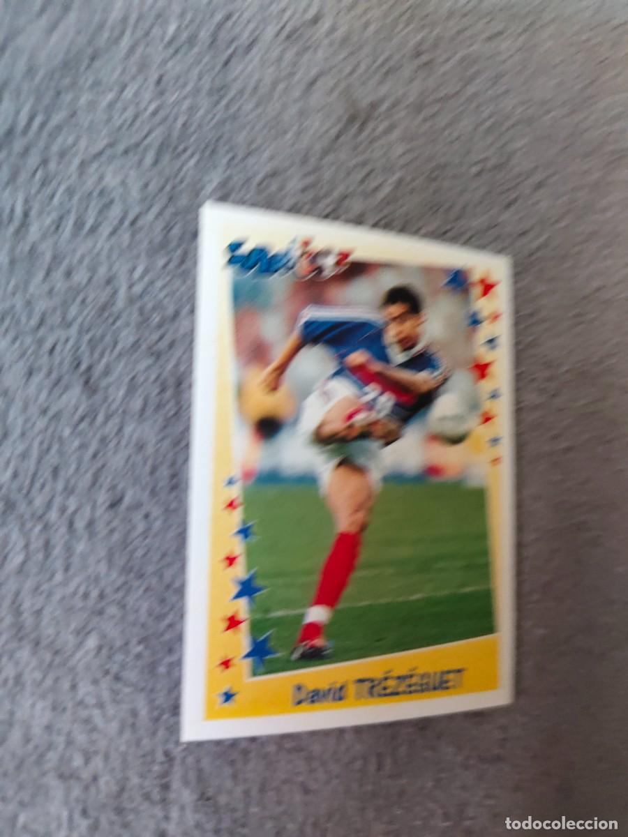 Cromos de f&uacute;tbol: 195 SUPERFOOT 98 99 DAVID TR&Eacute;Z&Eacute;GUET L'EQUIPE DE FRANCE PANINI 1998 1999 LIGUE 1 FRANCIA AAK