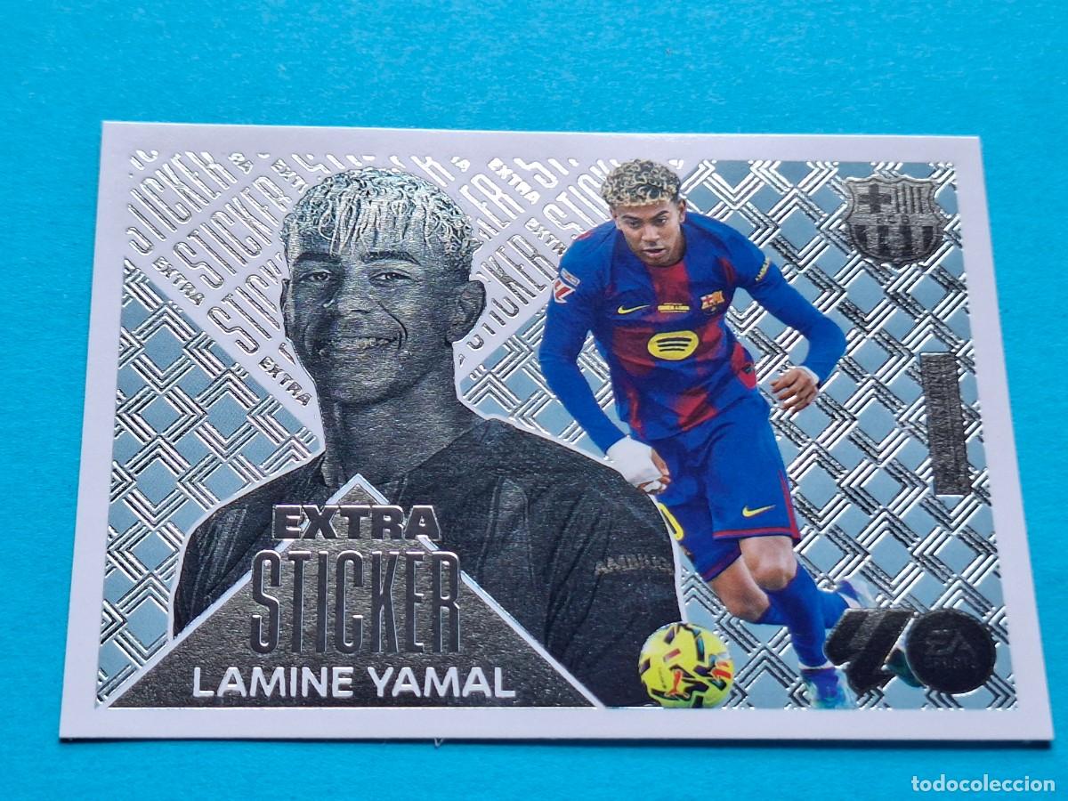 Cromos de f&uacute;tbol: EXTRA STICKER Plata LAMINE YAMAL (FC Barcelona) - PANINI Liga ESTE 2026-27 Sticker