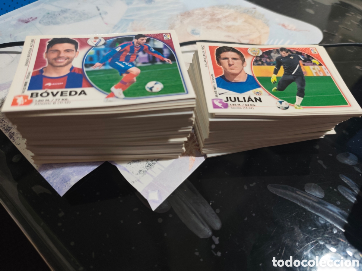 Cromos de f&uacute;tbol: Lote cromos liga este 2014-2015. Aprox 400