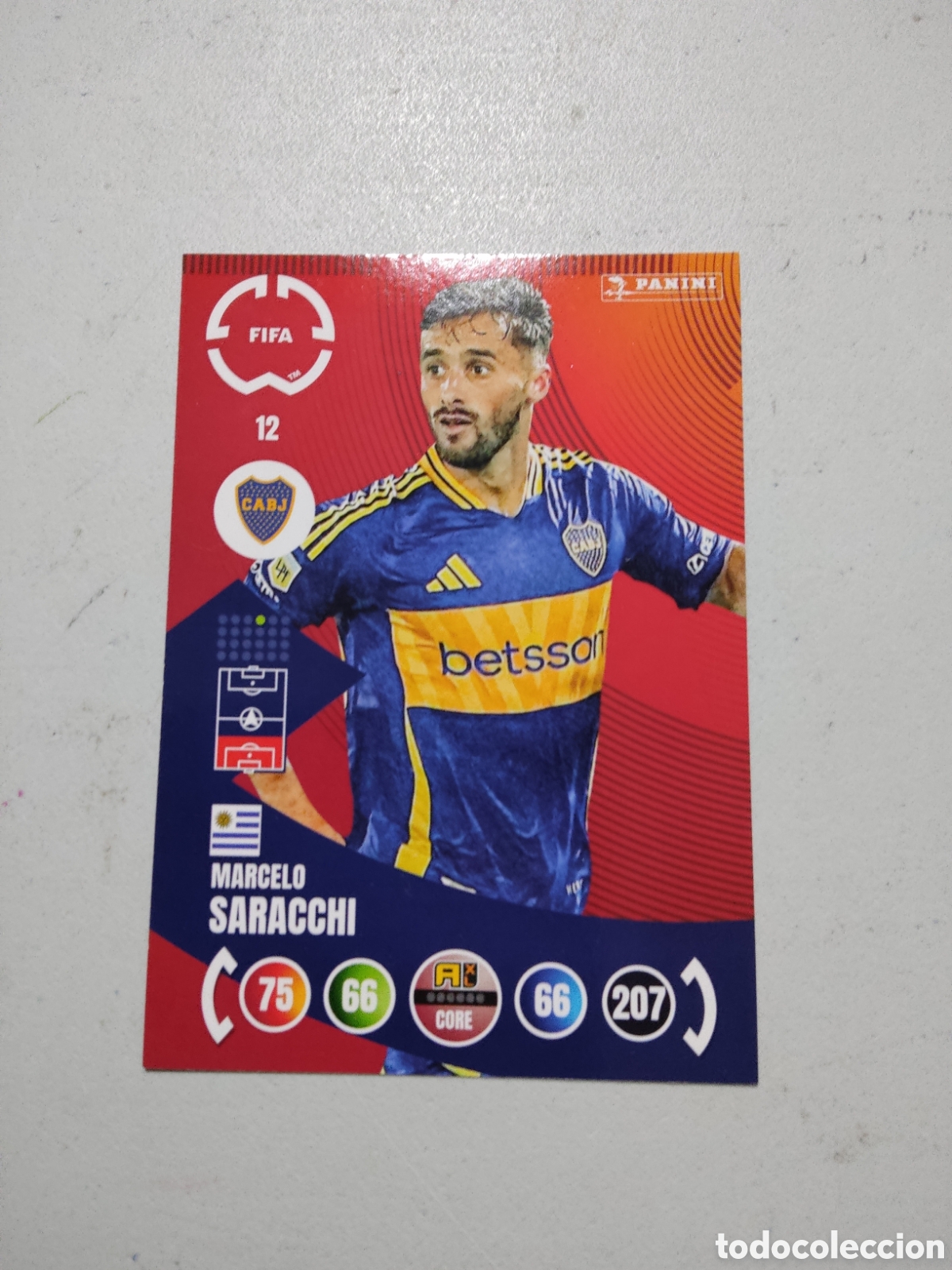 Cromos de Futebol: 12 MARCELO SARACCHI BOCA JUNIORS MUNDIAL DE CLUBES ADRENALYN 2025