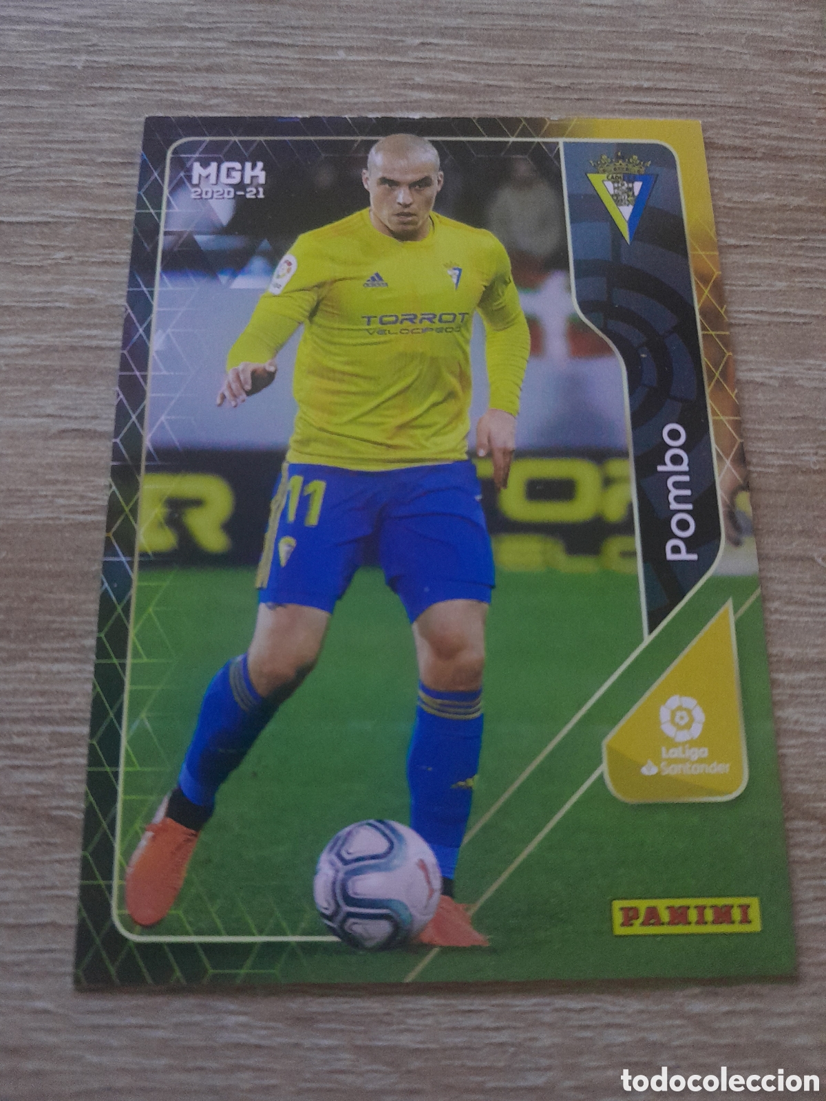 Cromos de f&uacute;tbol: megacracks 2020 2021 n&ordm; pombo cadiz mgk 2020-21