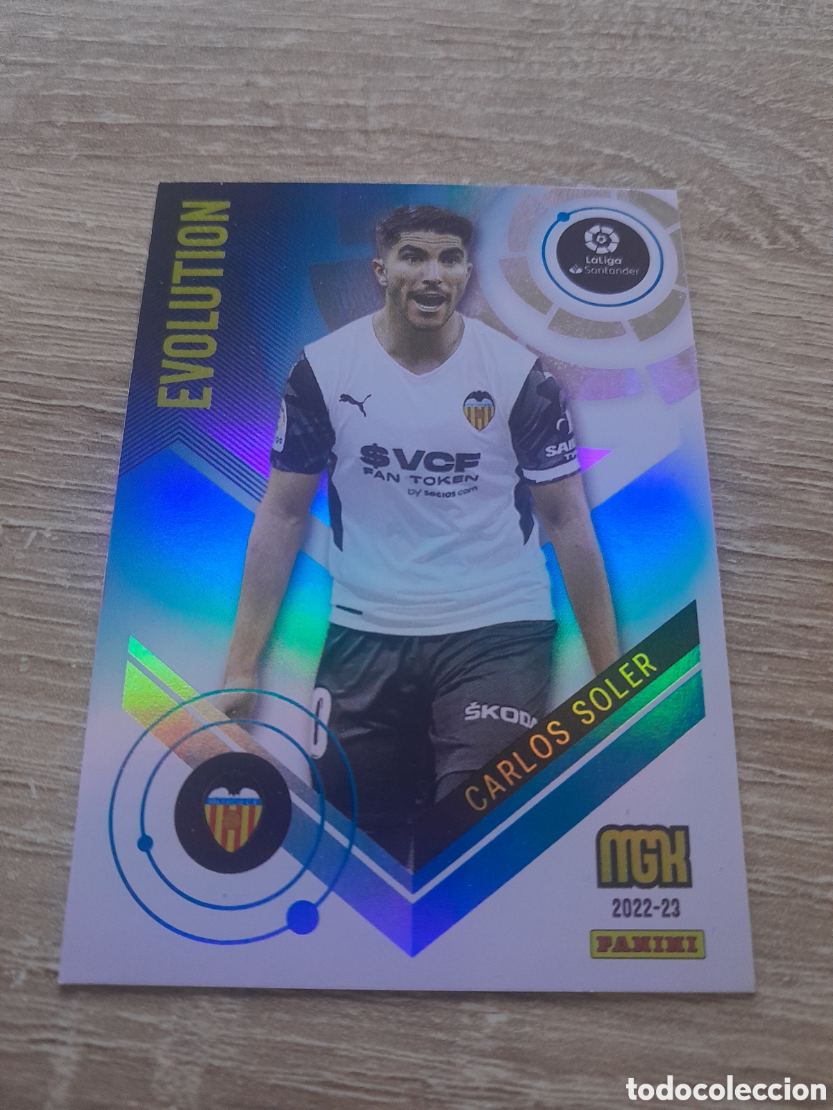 Cromos de f&uacute;tbol: 378 CARLOS SOLER VALENCIA CF
