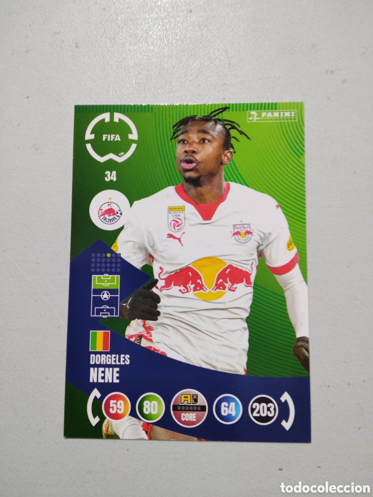 Cromos de Futebol: 34 DORGELES NENE SALZBURG MUNDIAL DE CLUBES ADRENALYN 2025
