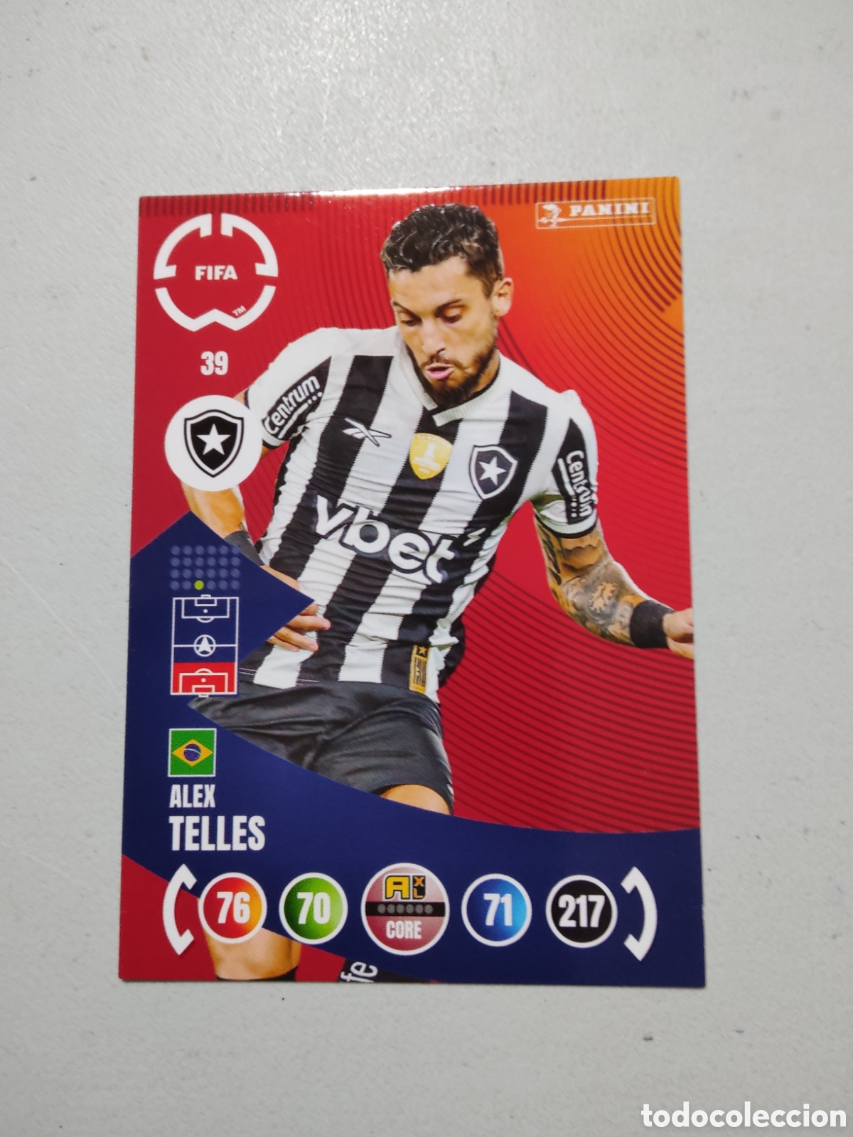 Figurine di Calcio: 39 ALEX TELLES BOTAFOGO MUNDIAL DE CLUBES ADRENALYN 2025