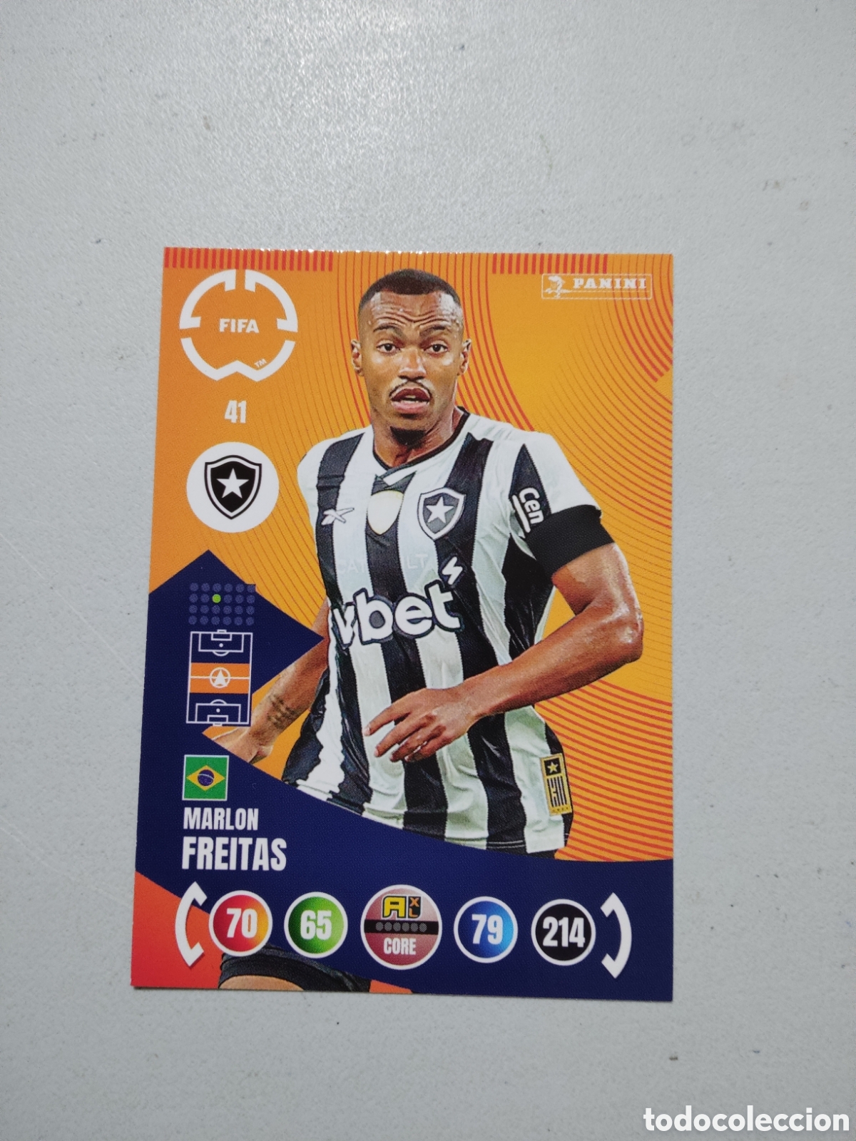 Cartes &agrave; collectionner de Football: 41 MARLON FREITAS BOTAFOGO MUNDIAL DE CLUBES ADRENALYN 2025