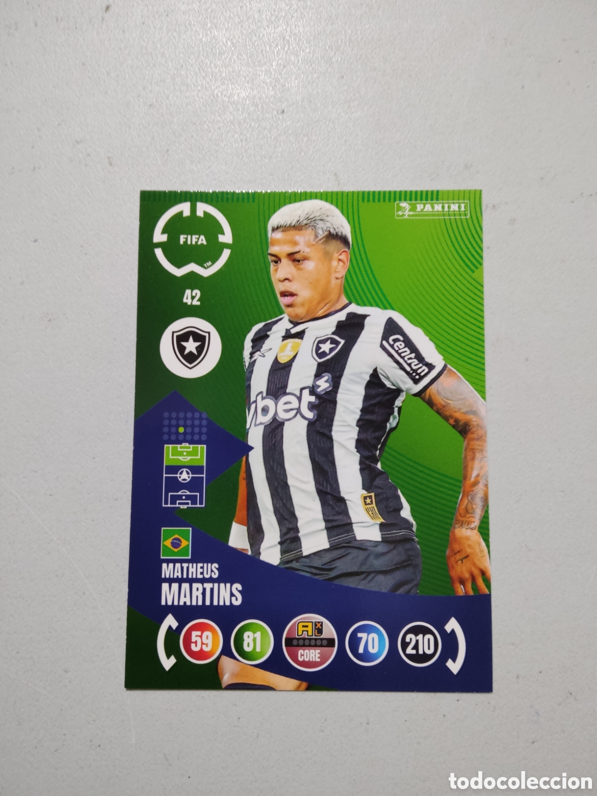 Cromos de Futebol: 42 MATHEUS MARTINS BOTAFOGO MUNDIAL DE CLUBES ADRENALYN 2025