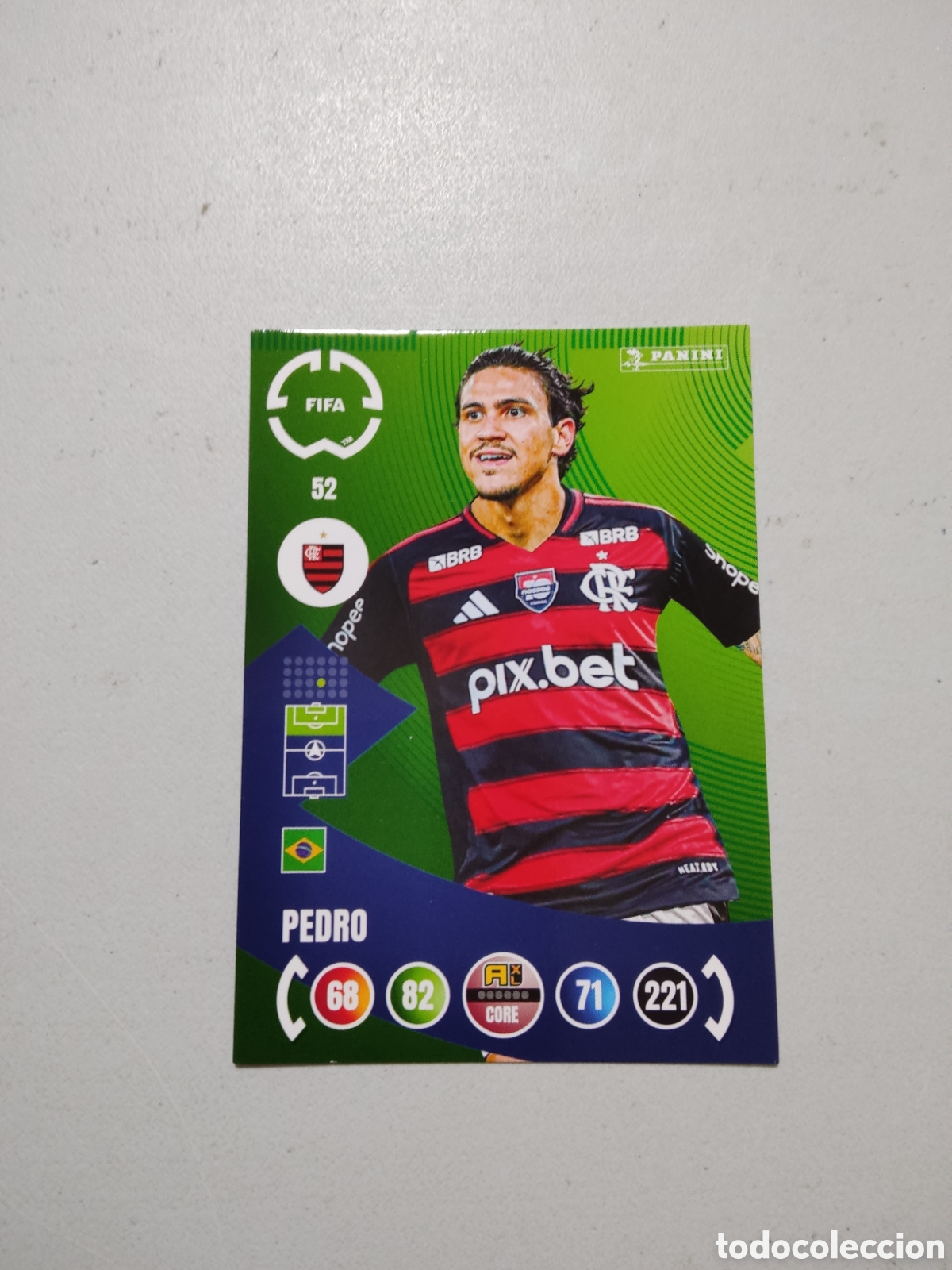 Cromos de f&uacute;tbol: 52 PEDRO FLAMENGO MUNDIAL DE CLUBES ADRENALYN 2025