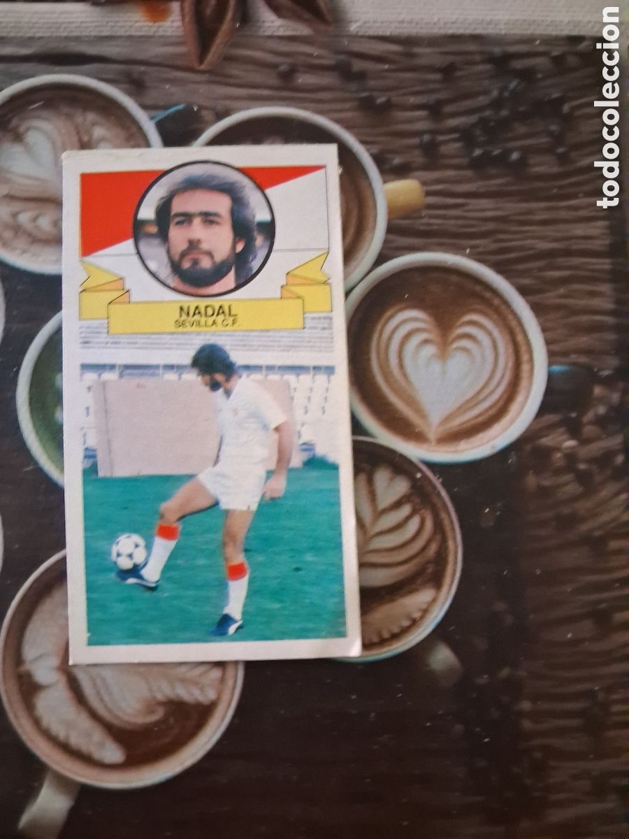 Cromos de f&uacute;tbol: Liga este 85 86 Nadal coloca del Sevilla recuperado del &aacute;lbum ver fotos